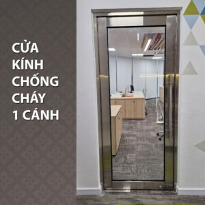Cửa kính chống cháy 1 cánh